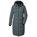 Killtec Winter Coat KOW 56 QLTD with Hood (breathable, windproof, water-repellent) blue-grey Ladies